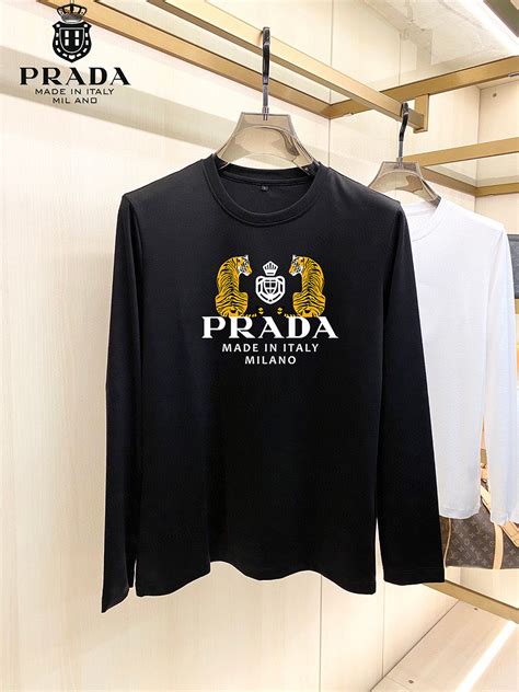 prada thsirt|prada long sleeve t shirt.